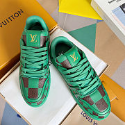 LV Trainer Sneaker Damier Pop Green - 3