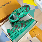 LV Trainer Sneaker Damier Pop Green - 2