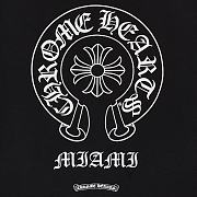  Miami Exclusive Horseshoe Logo Short Sleeve Tee Shirt Black - 3