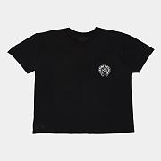  Miami Exclusive Horseshoe Logo Short Sleeve Tee Shirt Black - 1