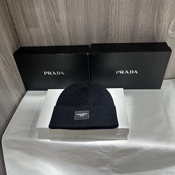 Dolce & Gabbana Plaque Logo Black Beanie