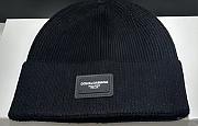 Dolce & Gabbana Plaque Logo Black Beanie - 2