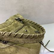 Balenciaga Green Small Suede Le City Top-Handle Bag Size 38 x15x24cm - 2