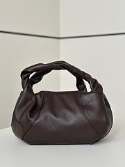 Fendi Spy Mini Dark Brown Leather Bag Size 32x12x18cm - 5