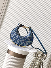 Fendigraphy Mini Fabric Blue Size 20x7.5x13cm - 1