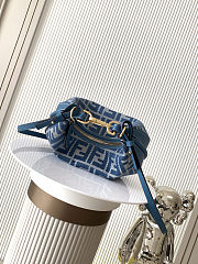 Fendigraphy Mini Fabric Blue Size 20x7.5x13cm - 5