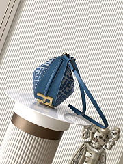 Fendigraphy Mini Fabric Blue Size 20x7.5x13cm - 4