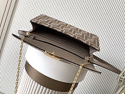 Fendi Wallet On Chain Baguette Fabric Brown - 5