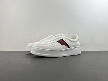 GUCCI Men's chunky trainers in white leather