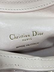 Dior Jolie Top Handle Mini Bag Latte Cannage Lambskin Size 18.5x8.5x13cm - 5