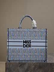 Dior Book Blue Tote Bag Size 42x35x18.5cm - 1