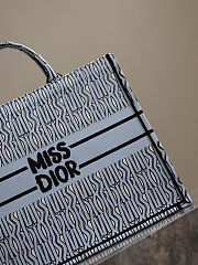 Dior Book Blue Tote Bag Size 42x35x18.5cm - 2