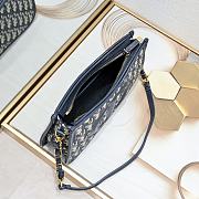 Christian Dior Pre-Owned 2023 Mini Oblique Canvas CD Size 23.5x14.5x6cm - 5