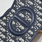 Christian Dior Pre-Owned 2023 Mini Oblique Canvas CD Size 23.5x14.5x6cm - 2