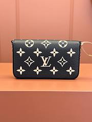 LV Pochette Félicie Monogram Empreinte Leather M82479 Size 21x12x3cm - 3