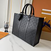 LV Sac Plat 24H Monogram Taurillon Leather LG M24786 Size 41x33x14cm - 3