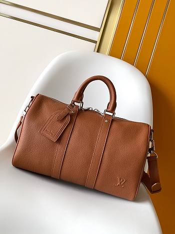 LV Keepall Bandoulière 35 LV Aerogram M25980 Size 34x21x16cm