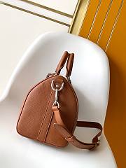 LV Keepall Bandoulière 35 LV Aerogram M25980 Size 34x21x16cm - 6