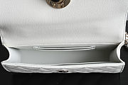 Chanel Matelasse Caviar Leather Handbag White Size 10x18x4.5cm - 6