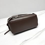 Large Puzzle Biker bag in shiny calfskin Brown Size 24x10.5x16.5cm - 6