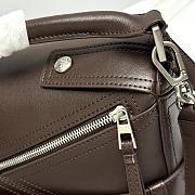 Large Puzzle Biker bag in shiny calfskin Brown Size 24x10.5x16.5cm - 3