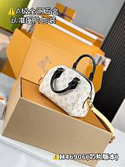 LV Speedy Bandoulière 20 White M46906 Size 20x15x12.5cm - 4