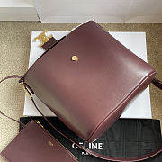 Celine Medium bucket Louise in smooth calfskin Size 28x24x16cm - 4