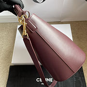 Celine Medium bucket Louise in smooth calfskin Size 28x24x16cm - 3