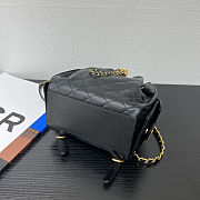 Chanel 25 medium backpack Grained calfskin & gold-tone Size 23x23x15cm - 4