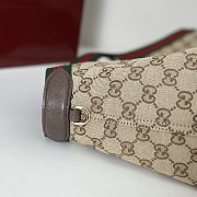 Gucci Giglio large tote bag in beige and brown GG canvas Size 60x47x16cm - 3