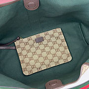Gucci Giglio large tote bag in beige and brown GG canvas Size 60x47x16cm - 2