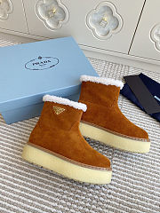 Prada cinamon Suede booties  - 6