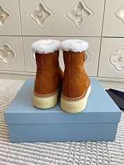 Prada cinamon Suede booties  - 5