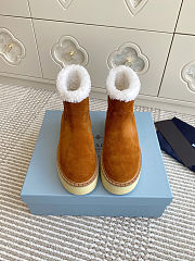Prada cinamon Suede booties  - 2