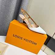 Louis Vuitton Blossom Slingback Pump White 5.5cm - 2