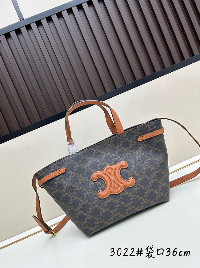CELINE Triumph Tote Bag Size 20x19x9cm - 1