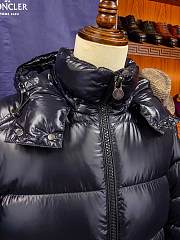 Moncler Maya zip-up Padded Hooded Jacket Black - 2