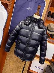 Moncler Maya zip-up Padded Hooded Jacket Black - 3