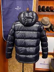 Moncler Maya zip-up Padded Hooded Jacket Black - 4