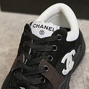 Chanel Wmns CC Logo Sneaker 'Black White' - 3