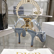  Christian Dior J'adior Leather Slingback Pump Blue  - 2