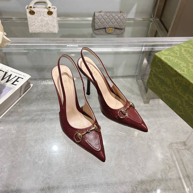 Gucci Rosso Ancora Red Horsebit Pump  - 1