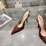 Gucci Rosso Ancora Red Horsebit Pump  - 4