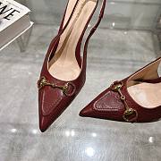 Gucci Rosso Ancora Red Horsebit Pump  - 3