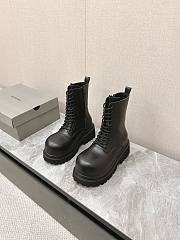 Balenciaga Stomper leather boots in black - 6