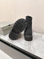 BALENCIAGA denim strike boots - 2