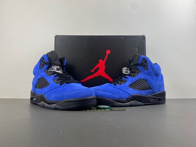Air Jordan 5 Retro Blue Suede DD0587-400  - 1