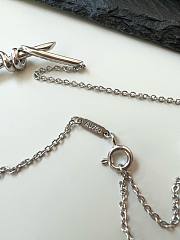Tiffany Knot Pendant in White Gold with Diamonds Necklace - 5