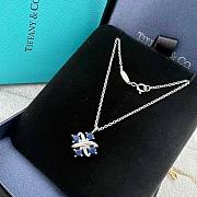Tiffany Pendant in Platinum with Sapphires Necklace - 1
