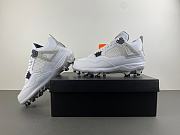 Air Jordan 4 Retro TD Cleat White Cement Men's HQ0207-106 - 5